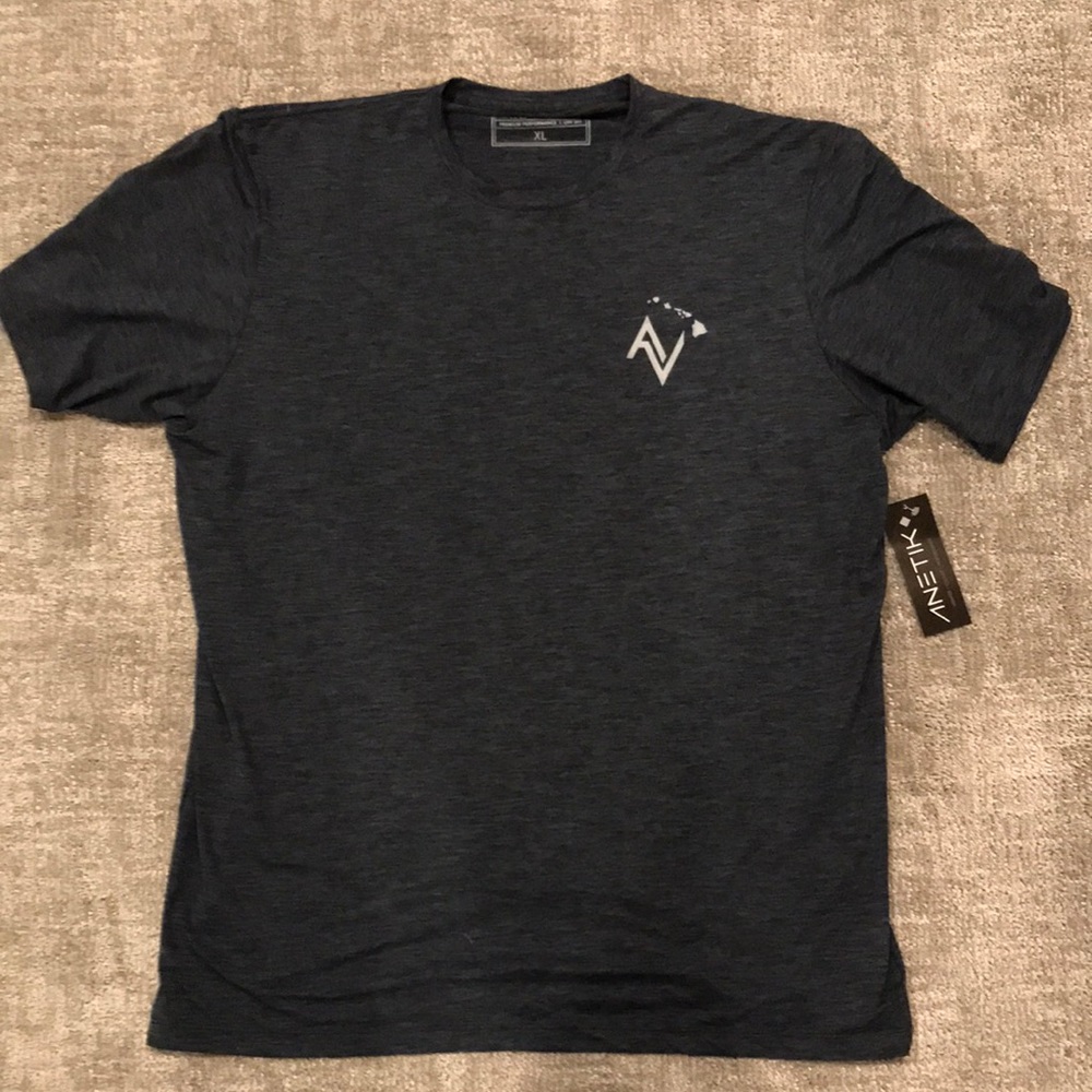 Anetik MENS - Low Pro tech s/70 ATP vint UPF 30+ XL Heathered black/grey